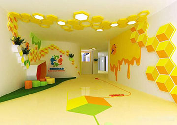 簡約風格室內(nèi)幼兒園
